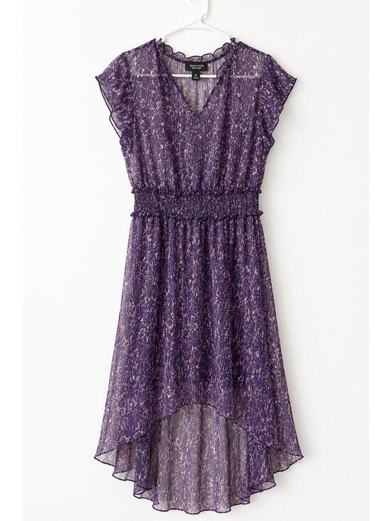 Simply Vera Vera Wang Dresses & Skirts - Simply Vera Vera Wang Purple Chiffon High Low Romantic Dress Size M